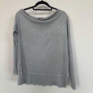 We The Free A-Symmetrical Neckline Long Sleeve Top Size S‎
